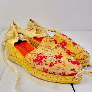 Andre Assous Madrid Canvas Wedge Espadrilles